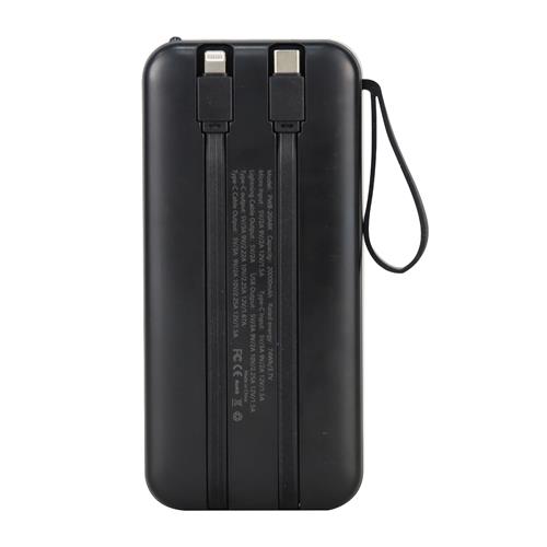 CARGADOR PORTATIL POWERBANK 20000MAH 22.5W/CARGA RAPIDA