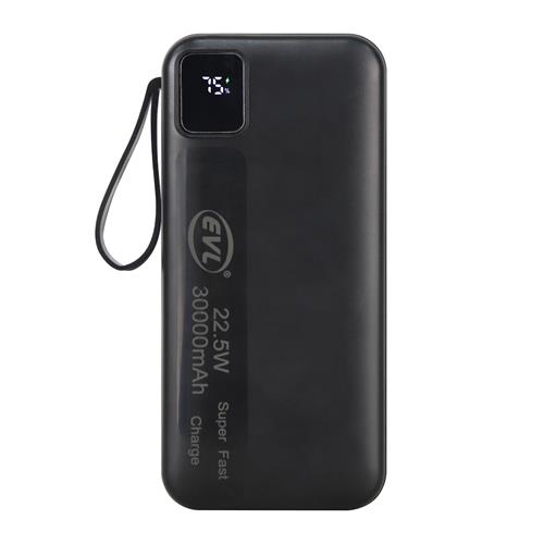 CARGADOR PORTATIL POWERBANK 30000MAH 22.5W/CARGA RAPIDA