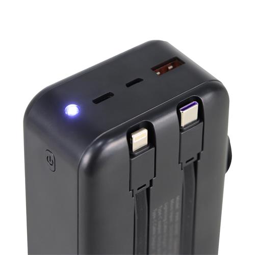 CARGADOR PORTATIL POWERBANK 30000MAH 22.5W/CARGA RAPIDA