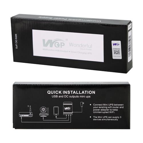 UPS MINI SALIDA DC 9V/12V/USB 10400MAH - DESC