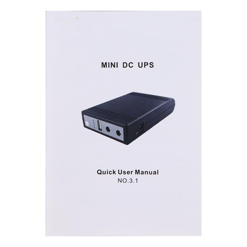 UPS MINI SALIDA DC 9V/12V/USB 10400MAH - DESC