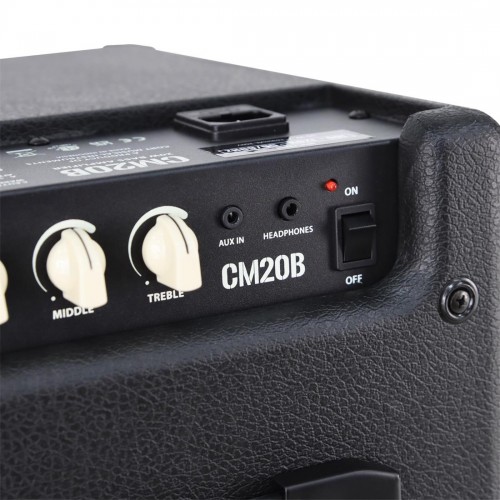 AMPLIFICADOR PARA BAJO ELEC. CM-SERIES 20W 1X8 NEGRO - DESC