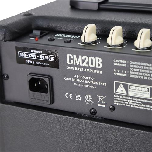 AMPLIFICADOR PARA BAJO ELEC. CM-SERIES 20W 1X8 NEGRO - DESC