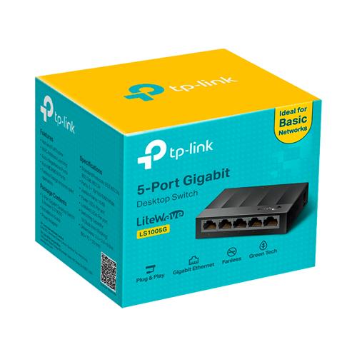 SWITCH 5 PUERTOS GIGABIT RJ45 - CLA
