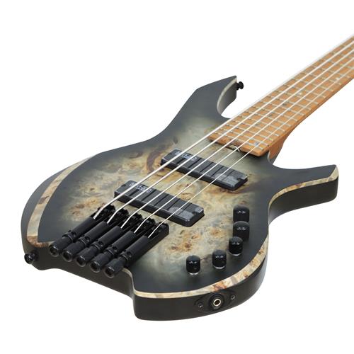 BAJO ELECT. 5 CUERDAS ARTISAN SPACE NEGRO POLVO ESTELAR - DESC