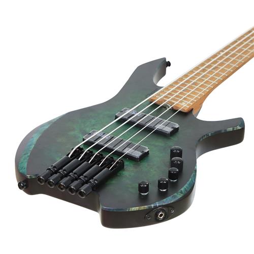 BAJO ELECT. 5 CUERDAS ARTISAN SPACE VERDE POLVO ESTELAR - DESC