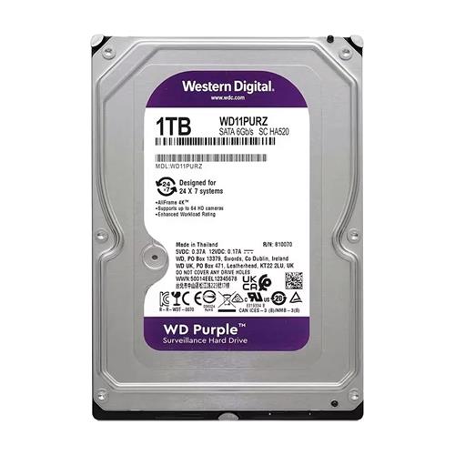 DISCO DURO INTERNO HDD 1TB 3.5 SATA WD PURPLE - CLA