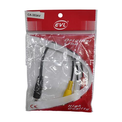 CABLE AUDIO/VIDEO 1 PLUG 3.5 ST X 3 RCA CORTO