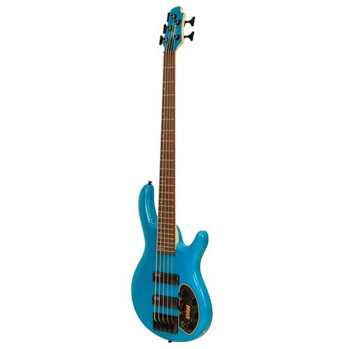 BAJO ELECT. 5 CUERDAS ARTISAN DELUXE AZUL CARAMELO - DESC