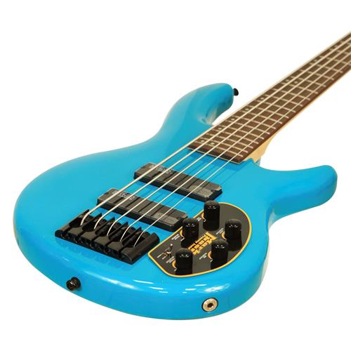 BAJO ELECT. 5 CUERDAS ARTISAN DELUXE AZUL CARAMELO - DESC