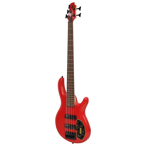 BAJO ELECT. 5 CUERDAS ARTISAN DELUXE ROJO CARAMELO - DESC