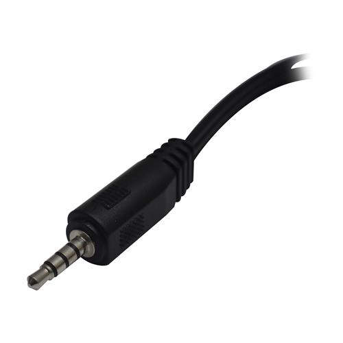 CABLE AUDIO/VIDEO 1 PLUG 3.5 ST X 3 RCA CORTO