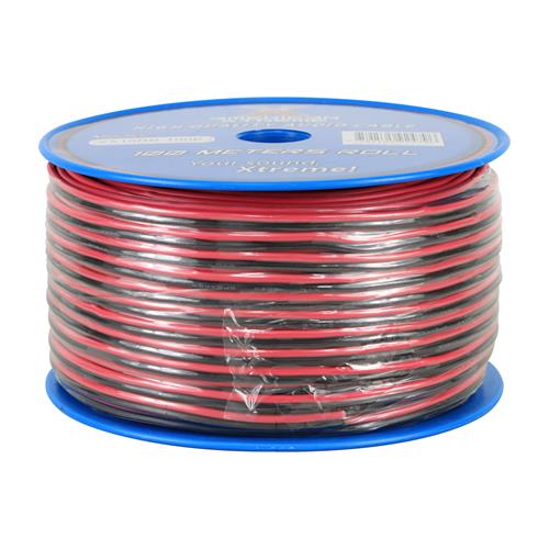 CABLE PARA PARLANTE X ROLLO (100MT) ROJO/NEGRO 18