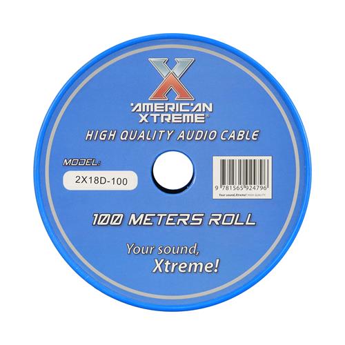 CABLE PARA PARLANTE X ROLLO (100MT) TRANSPARENTE 18
