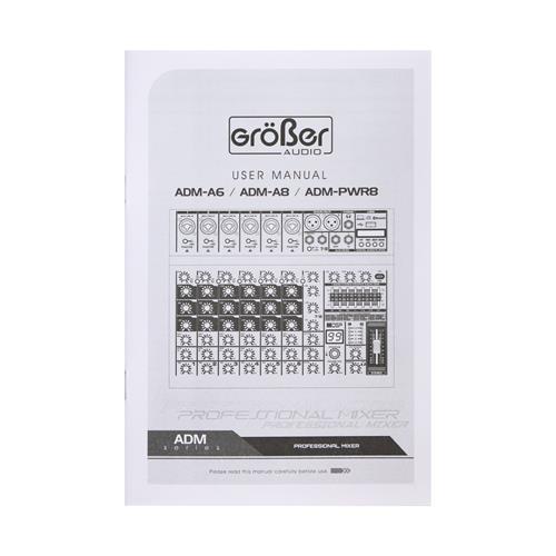 CONSOLA PASIVA PROFESIONAL 6 CANALES CON USB/BLUETOOTH/FX/PC LINK