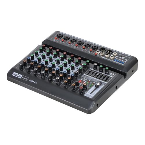 CONSOLA PASIVA PROFESIONAL 8 CANALES CON USB/BLUETOOTH/FX/PC LINK