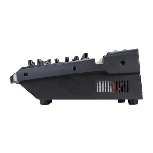 CONSOLA ACTIVA PROFESIONAL 8 CANALES CON USB/BLUETOOTH/FX/PC LINK 2X200W
