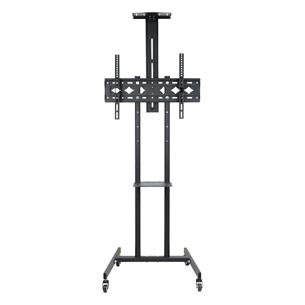 SOPORTE DE PISO PARA TV 32-75 /77 LBS/AJUSTABLE ±15°/RUEDAS