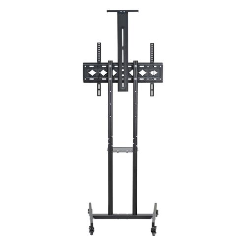 SOPORTE DE PISO PARA TV 32-75 PULGADAS /88 LBS/AJUSTABLE ±15° CON RUEDAS