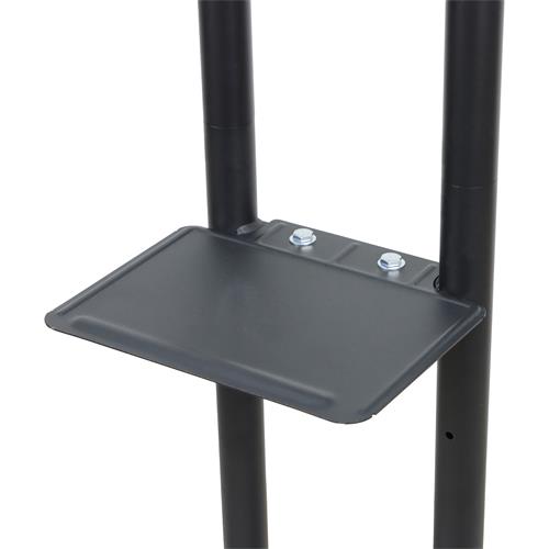 SOPORTE DE PISO PARA TV 32-75 PULGADAS /88 LBS/AJUSTABLE ±15° CON RUEDAS