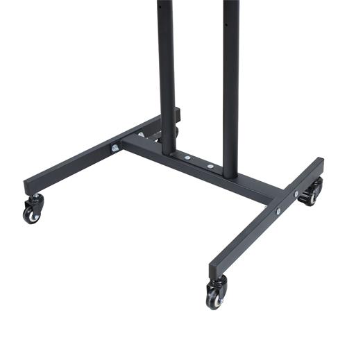 SOPORTE DE PISO PARA TV 32-75 PULGADAS /88 LBS/AJUSTABLE ±15° CON RUEDAS