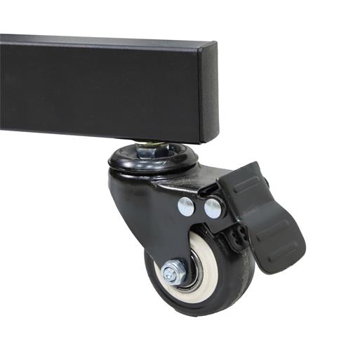 SOPORTE DE PISO PARA TV 32-75 PULGADAS /88 LBS/AJUSTABLE ±15° CON RUEDAS
