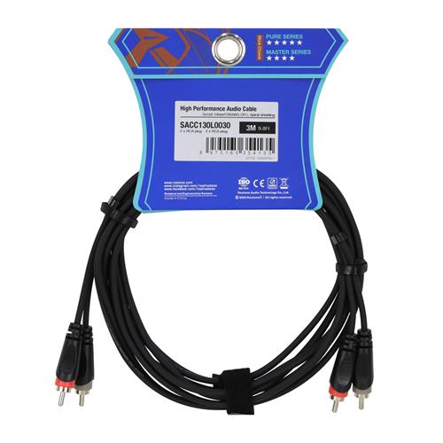 CABLE AUDIO 2 PLUG RCA X 2 PLUG RCA 3MT