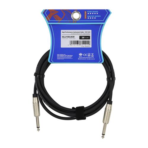 CABLE PARA INSTRUMENTO 1 PLUG 6.3MN X 1 PLUG 6.3MN 3MT
