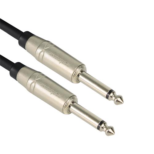 CABLE PARA INSTRUMENTO 1 PLUG 6.3MN X 1 PLUG 6.3MN 3MT