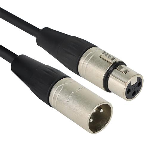 CABLE PARA MICROFONO 1 PLUG CANON X 1 JACK CANON 1MT