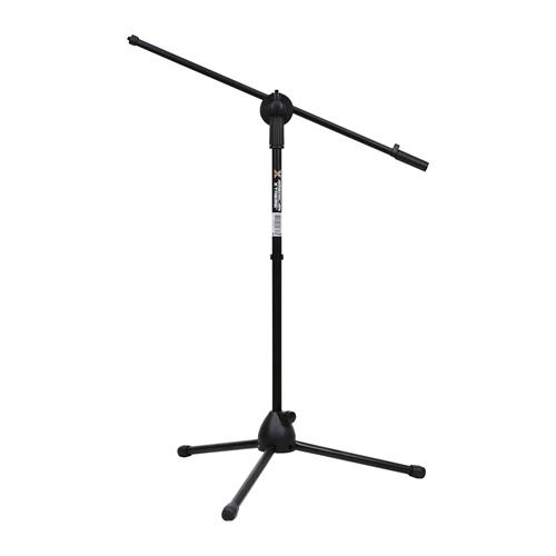 PEDESTAL PARA MICROFONO NEGRO CON BOOM
