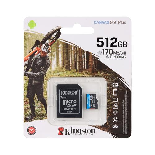 TARJETA MICRO SDXC 512GB CLASE 10 CON ADAPTADOR - CLA