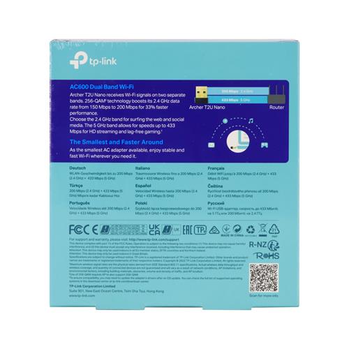 ADAPTADOR USB WIFI 600MBPS DUAL BAND - CLA