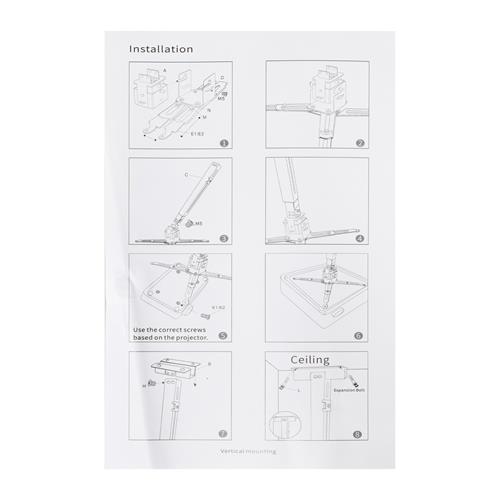 SOPORTE UNIVERSAL PARA PROYECTOR 2 EN 1