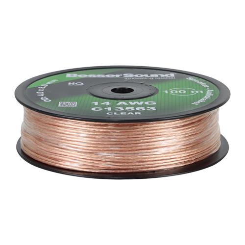 CABLE PARA PARLANTE X ROLLO (100MT) TRANSPARENTE 14 - CLA