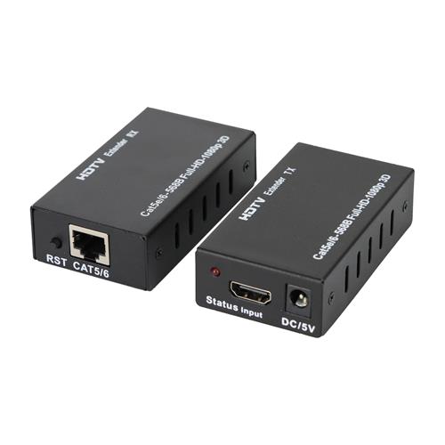 EXTENSION HDMI LAN CAT5E/CAT6 60MT