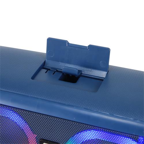 PARLANTE MP3 PORTATIL CON USB/TF/AUX/BLUETOOTH CON LED - DIST