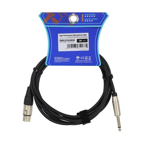 CABLE PARA MICROFONO 1 PLUG 6.3 MN X 1 JACK CANON 3MT