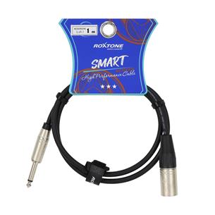 CABLE PARA MICROFONO 1 PLUG 6.3 MN X 1 PLUG CANON 1MT