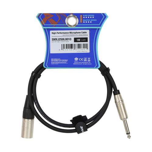 CABLE PARA MICROFONO 1 PLUG 6.3 MN X 1 PLUG CANON 1MT