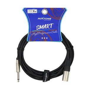 CABLE PARA MICROFONO 1 PLUG 6.3 MN X 1 PLUG CANON 5M