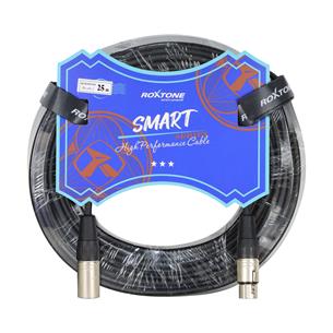 CABLE PARA MICROFONO 1 PLUG CANON X 1 JACK CANON 25MT