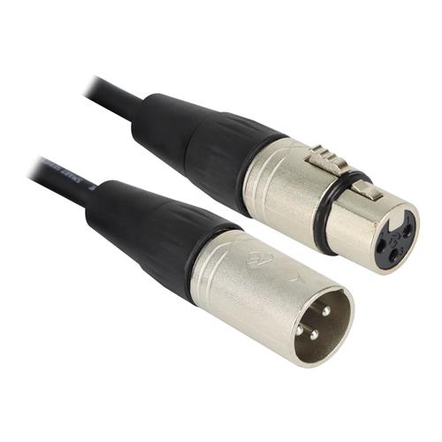 CABLE PARA MICROFONO 1 PLUG CANON X 1 JACK CANON 25MT
