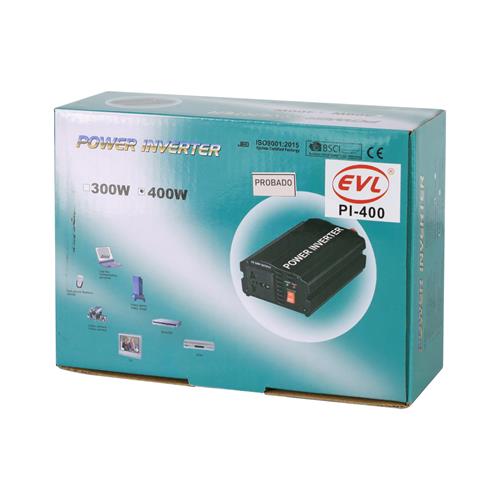 INVERSOR DE CARRO 400W 12V - DESC