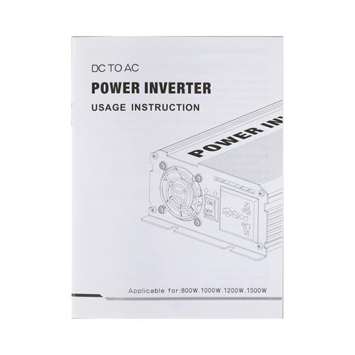 INVERSOR DE CARRO 1000W 24V - DESC