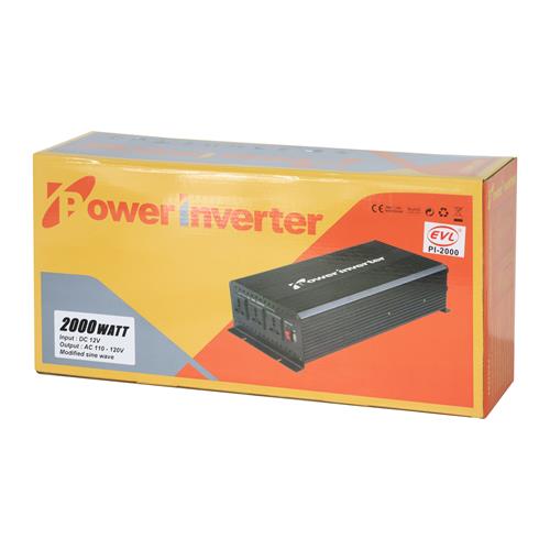 INVERSOR DE CARRO 2000W 12V - DESC