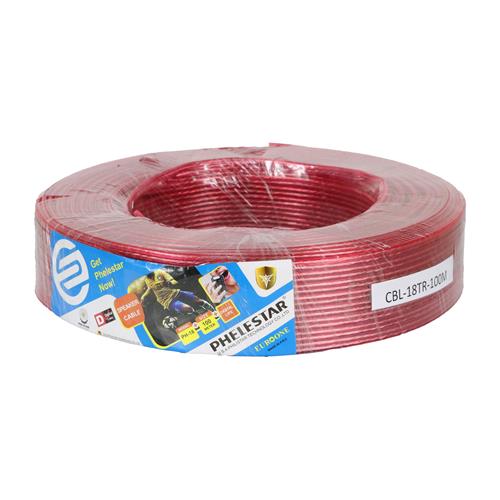CABLE PARA PARLANTE X ROLLO (100MT) TRANSPARENTE 18 - CLA