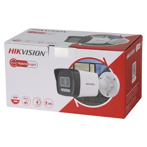 CAMARA DE VIGILANCIA TUBO 2 MP CON LUZ HIBRIDA/2,8MM/IR/IP67/AUDIO DUAL LIGHT/POE - DIST
