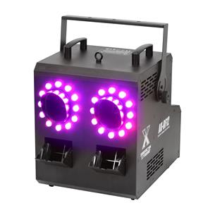 MAQUINA BURBUJAS/HUMO CON LUZ LED RGB 2 SALIDAS