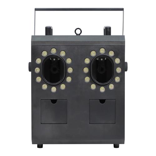 MAQUINA BURBUJAS/HUMO CON LUZ LED RGB 2 SALIDAS